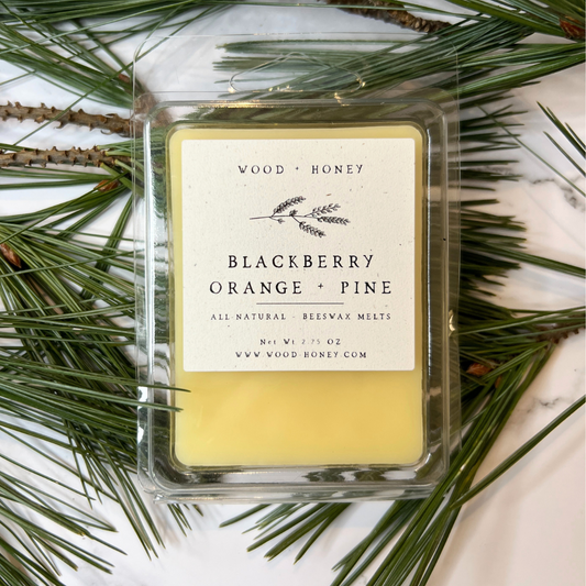 Wax Melts: Blackberry, Orange + Pine