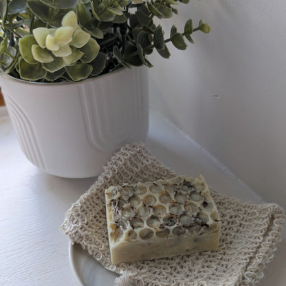 Lavender & Oatmeal Luxury Beeswax  Body Soap