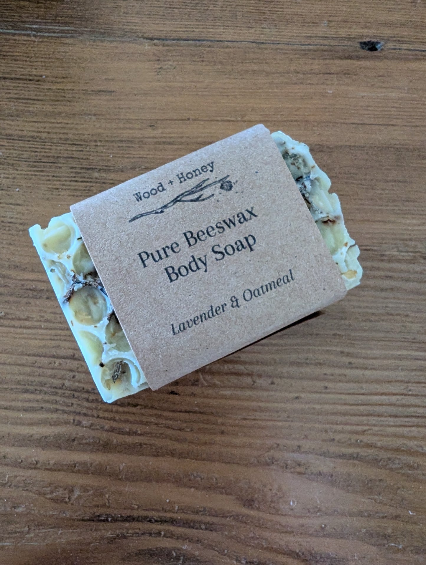 Lavender & Oatmeal Luxury Beeswax  Body Soap