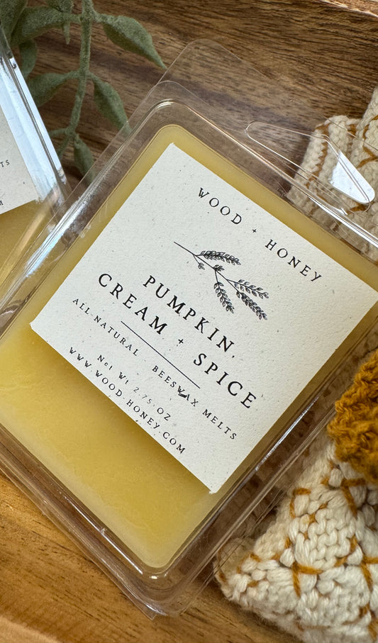 Wax Melts:  Pumpkin, Cream + Spice